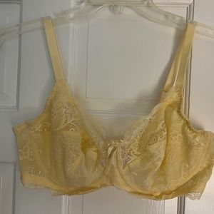Panache 38E (DD) Andorra yellow lace side support underwire 5675  balconet bra